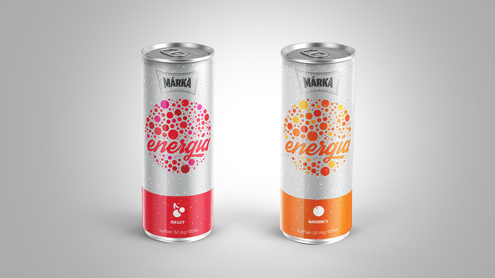 Márka Energy Drink Package Design