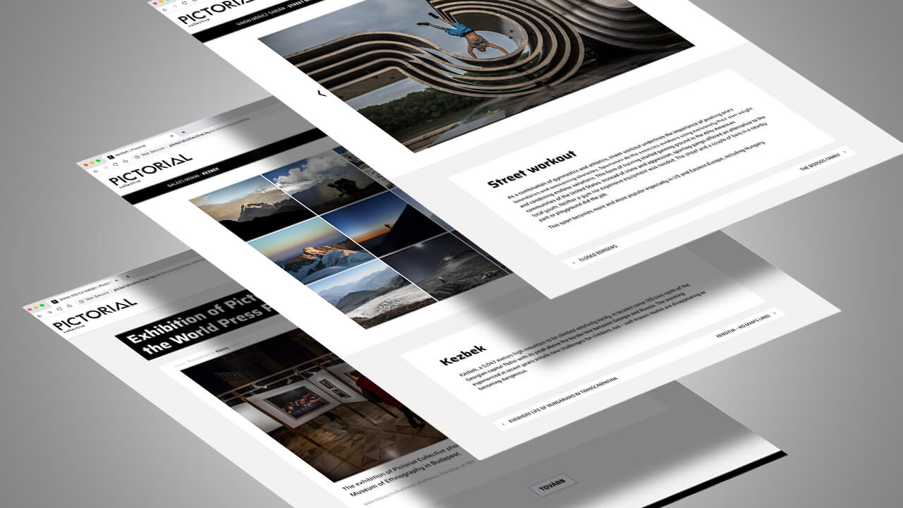 Pictorial Collective Webdesign