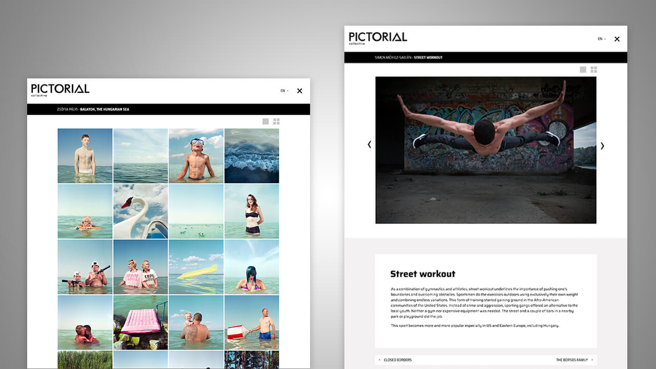 Pictorial Collective Webdesign